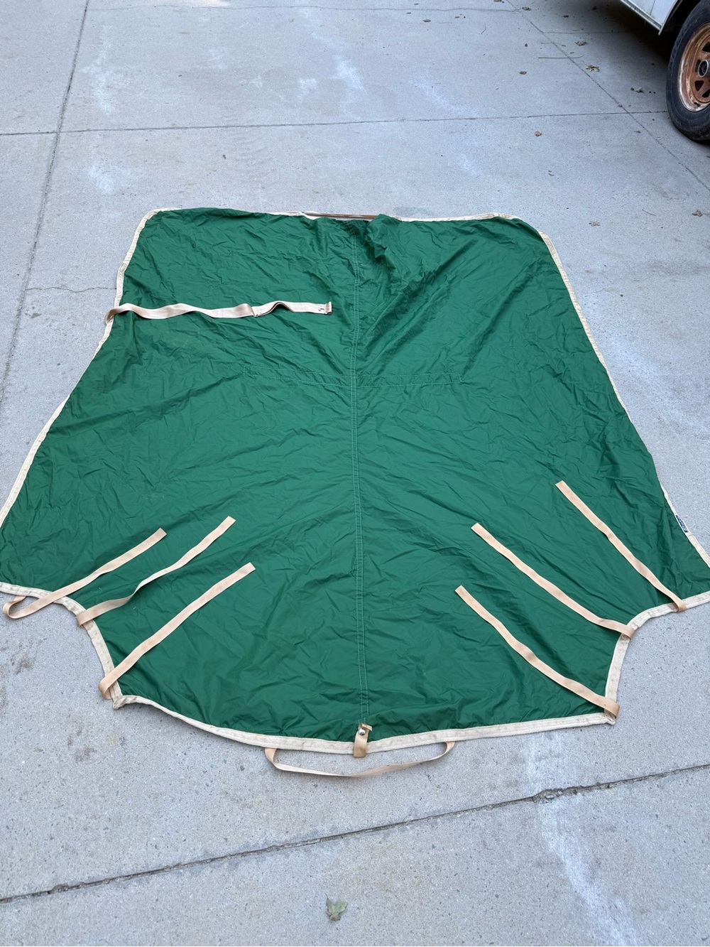 Triple Crown High Neck Rain sheet / show sheet w/ ties size 78Lightweight nylon